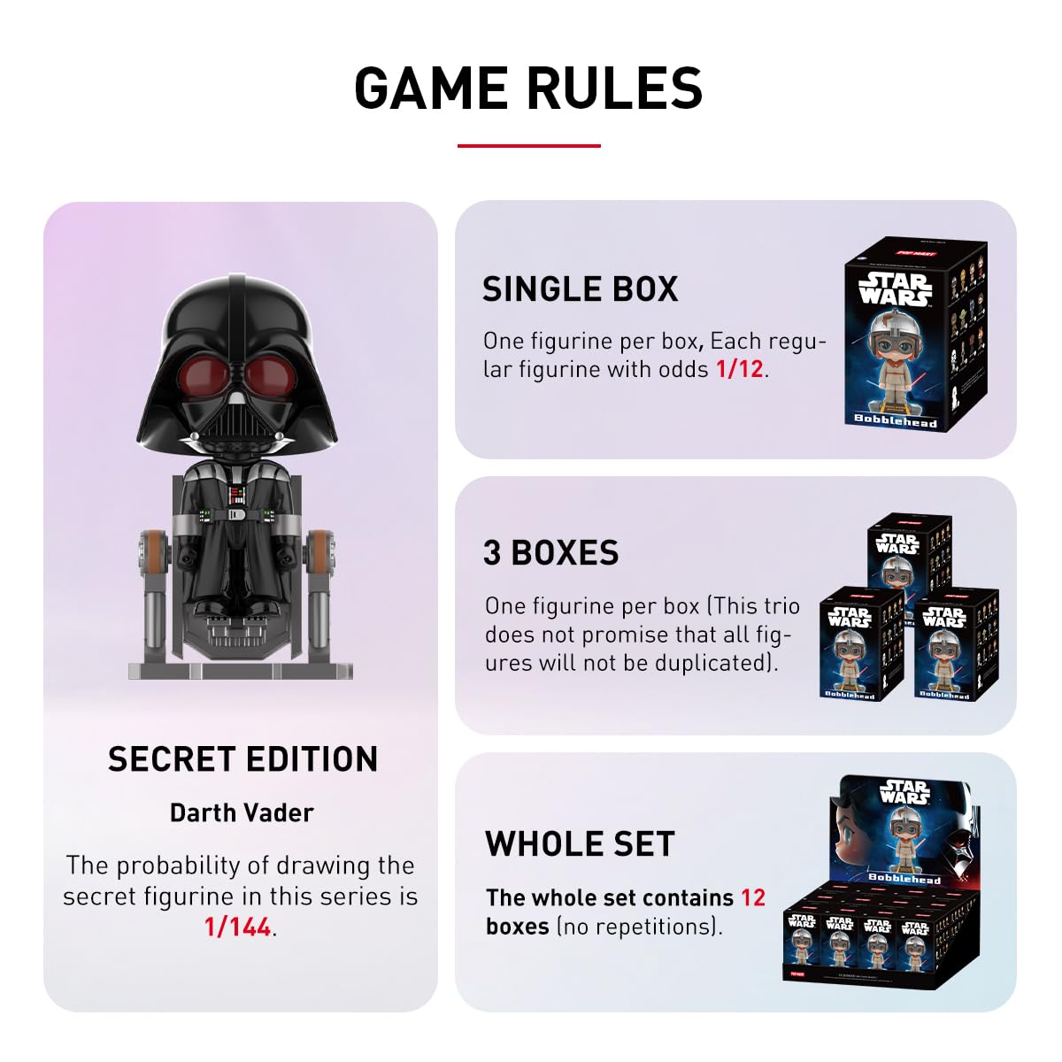 Amazon.co.jp: POP MART スター・ウォーズ Bobblehead シリーズ 【1